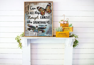 I Can Butterfly & Dragonfly Art Print