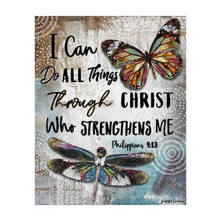 I Can Butterfly & Dragonfly Art Print