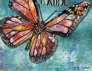 No Stress Butterfly Art Print