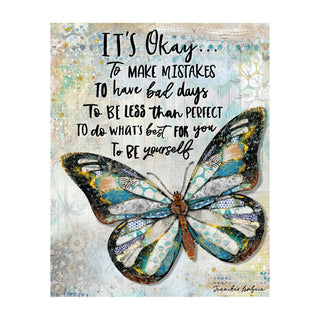 It's Ok Butterfly Art Print