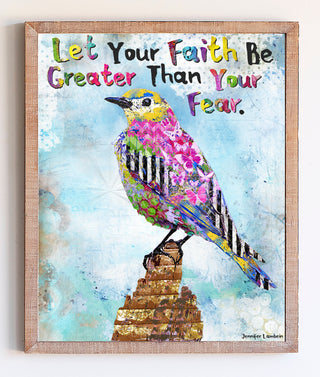 Faith Bird Art Print