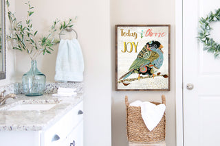 Choose Joy Bird Art Print