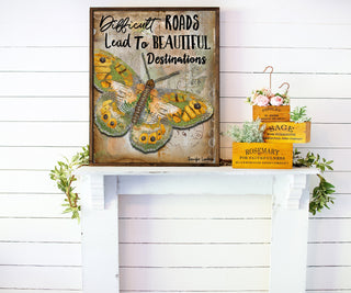 Beautiful Destinations Butterfly Art Print