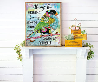 Be Yourself Bird Art Print