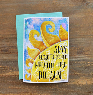 The Sun Greeting Card