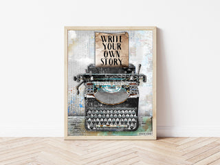 Your Story Typewriter Art Print