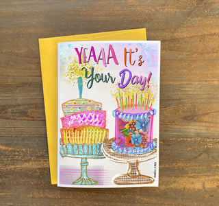 Yeaaa Birthday Greeting Card