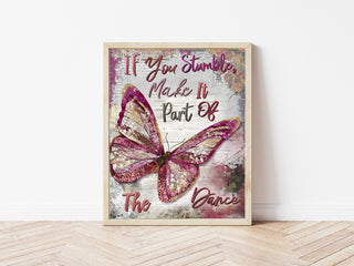Dance Butterfly Art Print