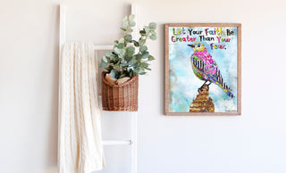Faith Bird Art Print