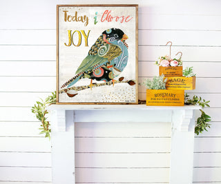 Choose Joy Bird Art Print