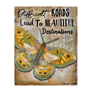 Beautiful Destinations Butterfly Art Print