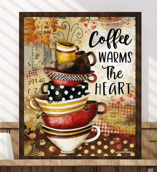 Coffee Heart Art Print
