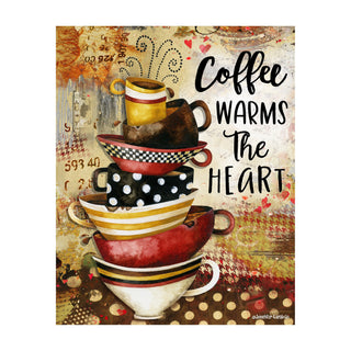 Coffee Heart Art Print