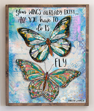 Your Wings Butterflies Art Print