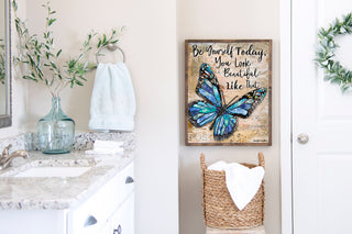 Be Yourself Butterfly Art Print