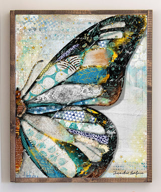 Starlight Butterfly Wing Art Print