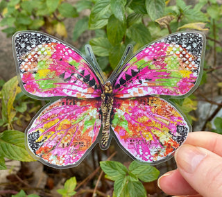 Wonderland Butterfly Sticker
