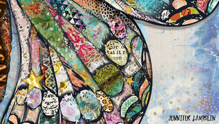 Starlight Dreams Butterfly Wing Art Print