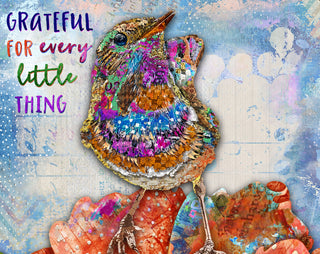 Grateful Bright Bird Art Print