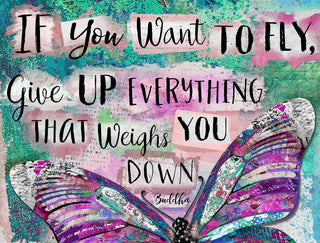 Fly Butterfly Art Print