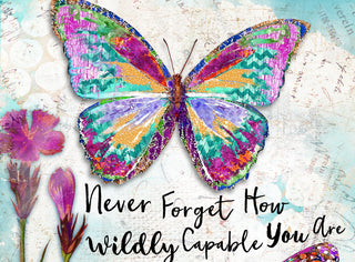 Capable Butterflies Art Print