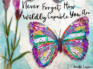 Capable Butterflies Art Print