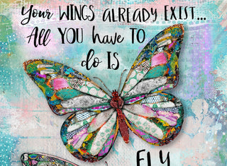 Your Wings Butterflies Art Print