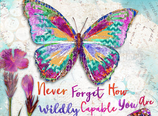 Wildly Capable Butterflies Art Print