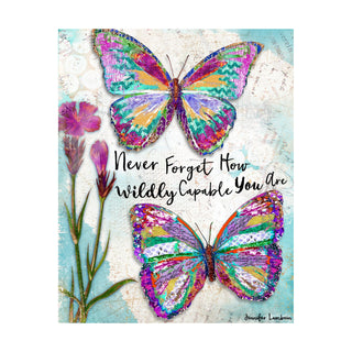 Capable Butterflies Art Print