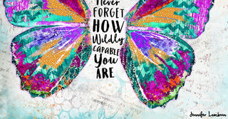 Wildly Capable Bright Butterfly Art Print