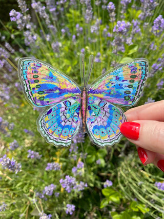 Butterfly In Bloom Sticker