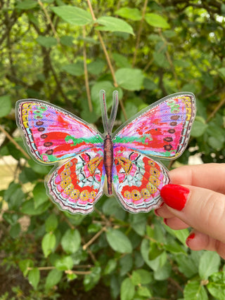 Cherry Mint Butterfly Sticker