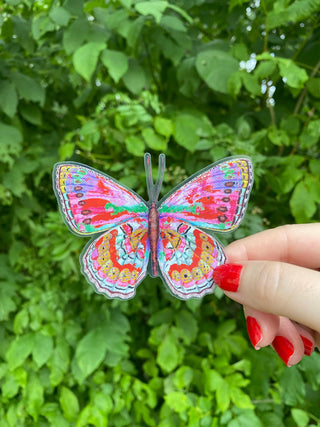 Cherry Mint Butterfly Sticker