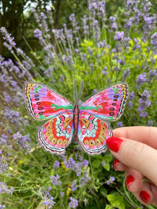 Cherry Mint Butterfly Sticker