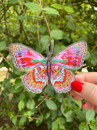Cherry Mint Butterfly Sticker