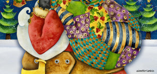 Into The Night Santa Art Print