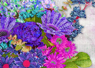 Happy Wildflowers Art Print