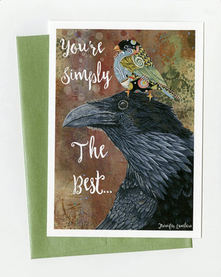 Simply The Best Greeting Card