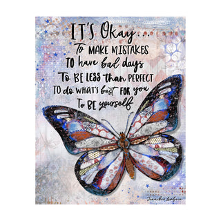 Be Yourself Butterfly Art Print
