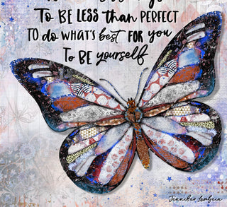 Be Yourself Butterfly Art Print
