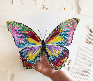 Color Burst Butterfly Sticker