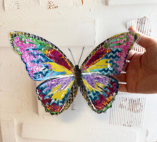 Color Burst Butterfly Sticker