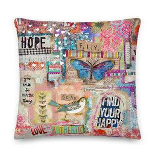 Find Your Happy Throw Pillow