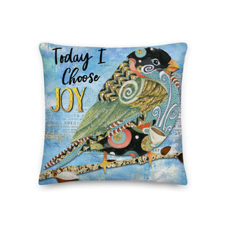 Joy Bird Throw Pillow