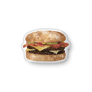 Cheeseburger Throw Pillow
