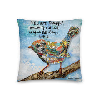 Amazing Bird Throw Pillow