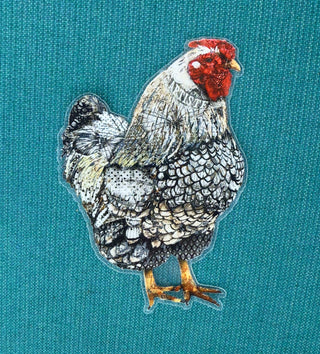 Artiste Hen Sticker - Chicken Love Decal