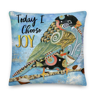 Joy Bird Throw Pillow