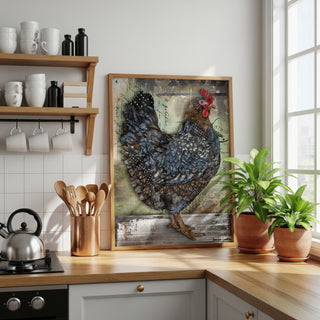 Industrial Hen Art Print