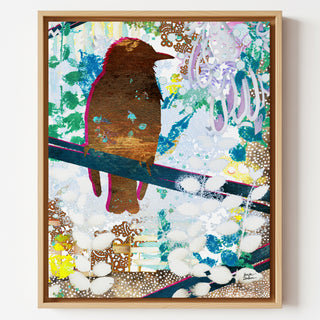 I Saw This In A Dream Art Print - Whimsical Garden Bird